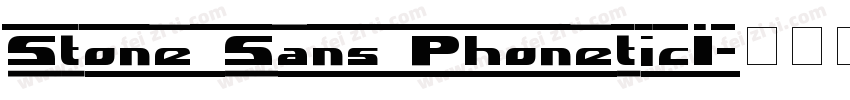 Stone Sans PhoneticI字体转换